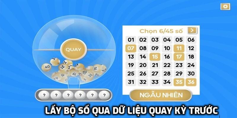 Sử dụng dữ liệu của kỳ quay trước