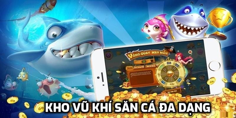 Kho vũ khí khủng trong sảnh game